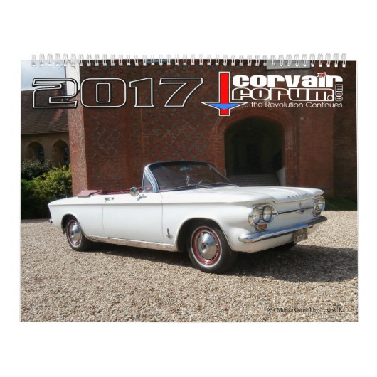 Corvair Forum Wall-kalender Kalender (Hoes)