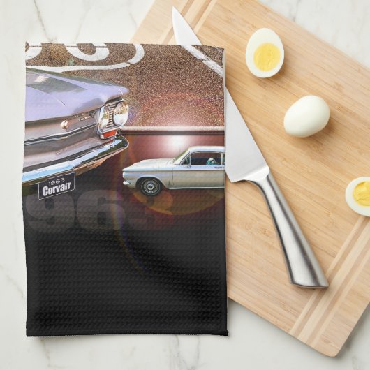 Corvair Kitchen Towel-Route 66 Theedoek (Quarter Fold)