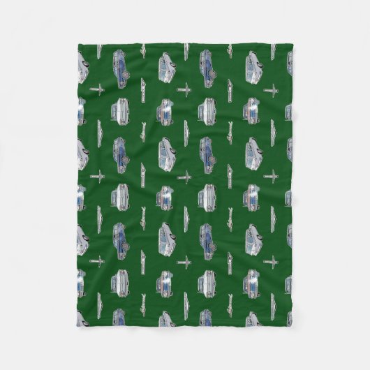 Corvair Lakewood Blanket Fleece Deken (Voorkant)