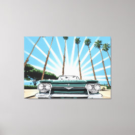 Corvair Pop Art Canvas Afdruk