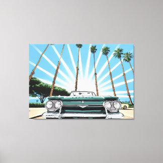 Corvair Pop Art Canvas Afdruk