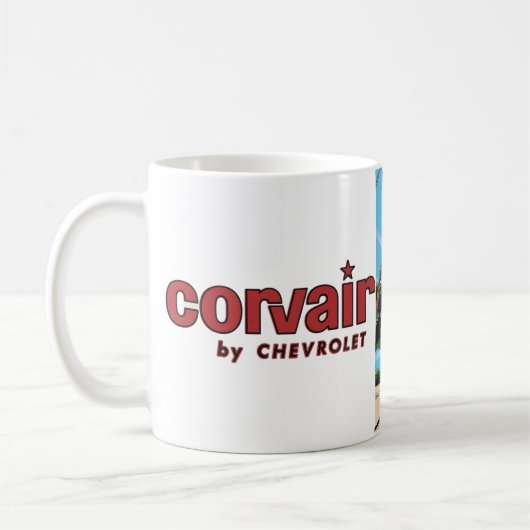 Corvair Pop Art Koffiemok (Links)