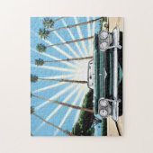 Corvair Pop Art Palm Tree Legpuzzel (Verticaal)