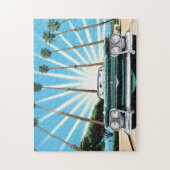 Corvair Pop Art Palm Tree Legpuzzel (Verticaal)