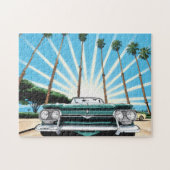 Corvair Pop Art Palmboom Legpuzzel (Horizontaal)