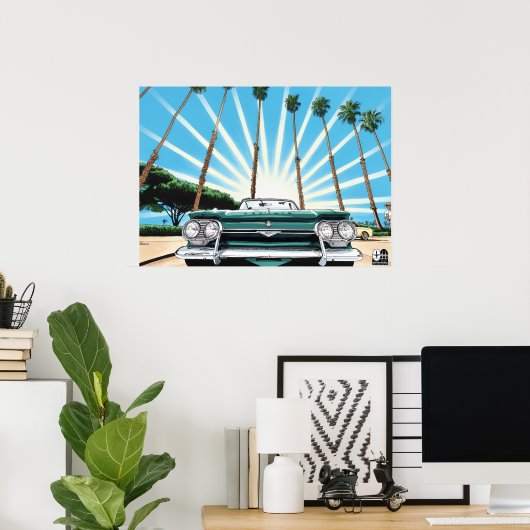 Corvair Pop Art Poster (Thuiskantoor)