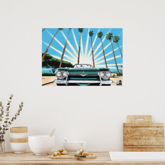 Corvair Pop Art Poster (Keuken)