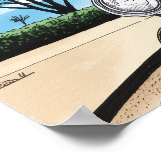 Corvair Pop Art Poster (Hoek)