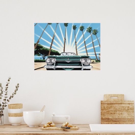 Corvair Pop Art Poster (Keuken)