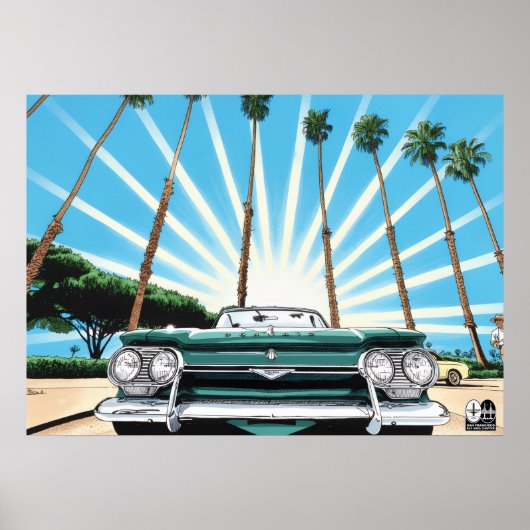 Corvair Pop Art Poster (Voorkant)