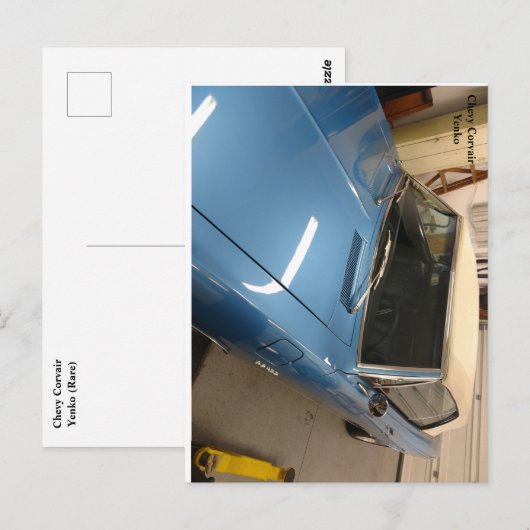 Corvair Yenko Briefkaart (Voorkant / Achterkant)