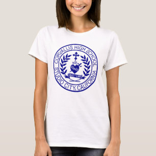 Corvallis High School California Logo Emblem T-shirt