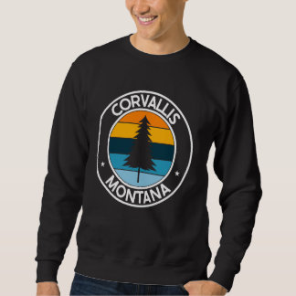 Corvallis Montana MT USA City Pride Retro Zonsonde Trui
