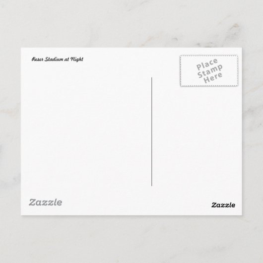 Corvallis (Reser) Briefkaart (Achterkant)