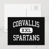 Corvallis - Spartans - High - Corvallis Oregon Briefkaart (Voorkant / Achterkant)