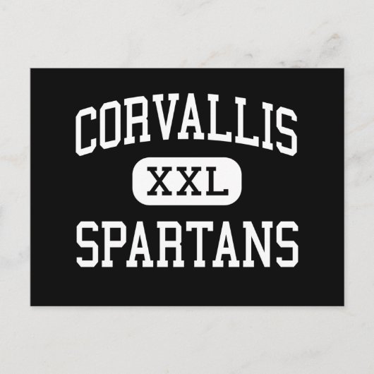 Corvallis - Spartans - High - Corvallis Oregon Briefkaart (Voorkant)