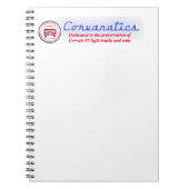 Corvanatics Journal Notitieboek (Voorkant)