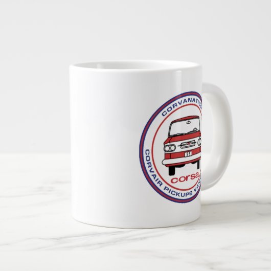 Corvanatics Jumbo Coffee Mok (Voorkant rechts)