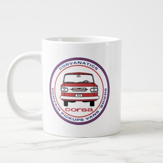 Corvanatics Jumbo Coffee Mok (Links)