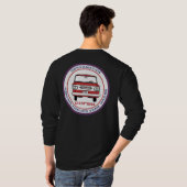 Corvanatics Mannen Lange T-shirt met lange mouwen (Achterkant volledig)