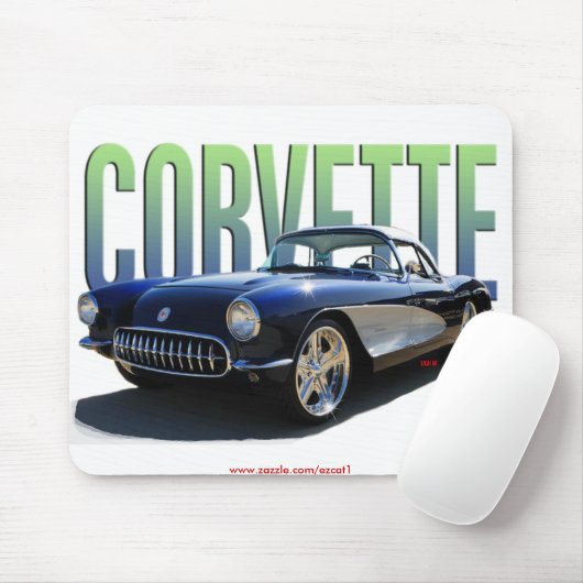 Corvette 1956 muismat (Met muis)
