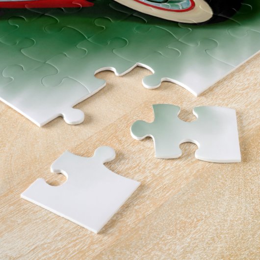 Corvette 1957 legpuzzel (Zijkant)