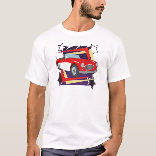 Corvette 1957 T-shirt (Voorkant)
