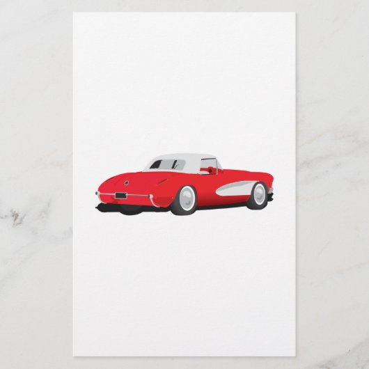 Corvette 1959 briefpapier (Voorkant)