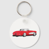 Corvette 1959 sleutelhanger (Voorkant)
