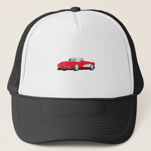 Corvette 1959 trucker pet (Voorkant)