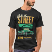 Corvette 1960 Regel de straat T-shirt (Voorkant)