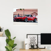 Corvette 1964 poster (Thuiskantoor)