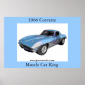 Corvette 1966 poster (Voorkant)