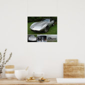 corvette 1975 convertibale poster (Keuken)