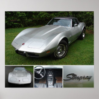 Corvette 1975 poster