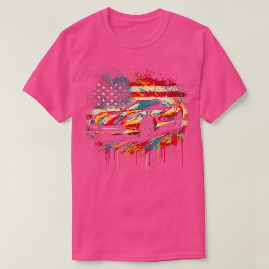 Corvette 1 t-shirt (Design voorkant)