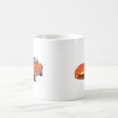 Corvette 2008: Sportauto: Oranje finish: Koffiemok (Center)