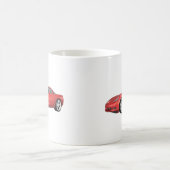 Corvette 2008: Sportauto: Rode afwerking: Koffiemok (Center)