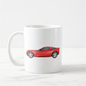 Corvette 2008: Sportauto: Rode afwerking: Koffiemok (Links)