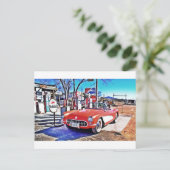 Corvette 66 briefkaart (Staand voorkant)