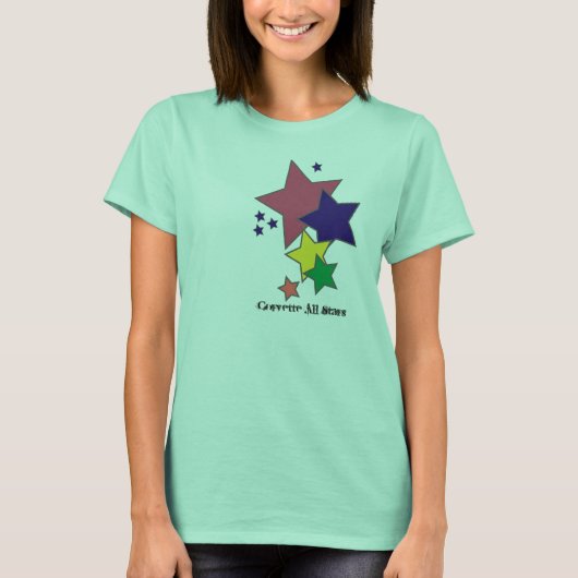 Corvette alle sterren, Corvette alle sterren! T-shirt (Voorkant)