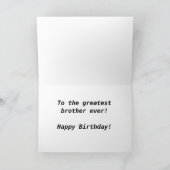 Corvette Birthday-kaart Kaart (Binnen)