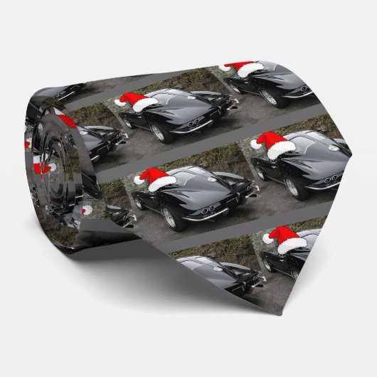 Corvette Black Split Window/Kerstmis Stropdas (Opgerold)