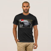 Corvette Black Split Window/Kerstmis T-shirt (Voorkant volledig)