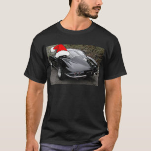 Corvette Black Split Window/Kerstmis T-shirt