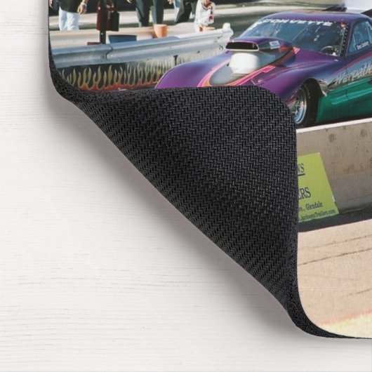 Corvette Burn-Out Mousepad Muismat (Hoek)