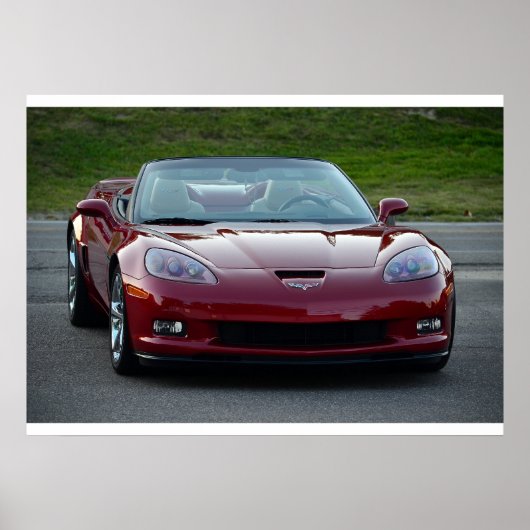 Corvette C6 Grand Sport Convertible Poster (Voorkant)