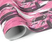 Corvette C7 roze inpakpapier (Rol Hoek)