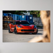 Corvette C7 Z06 Poster (Voorkant)
