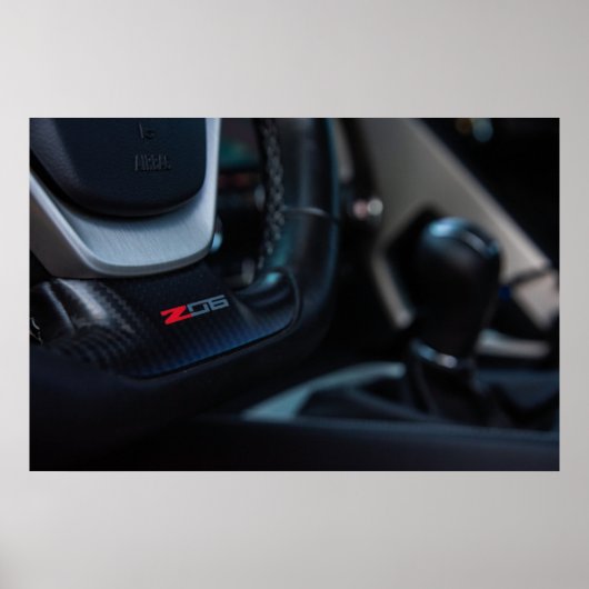 Corvette C7 Z06 Poster (Voorkant)